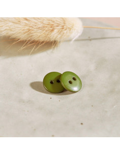 Bouton Classic Shine - Matcha Leaf 2