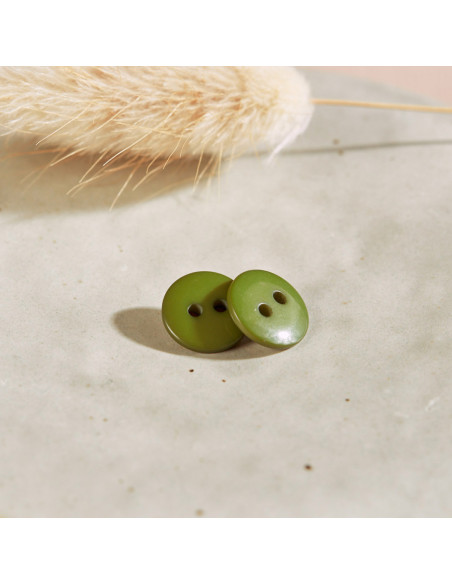 Bouton Classic Shine - Matcha Leaf