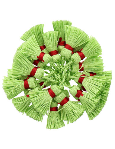 Mini pompons rayonne