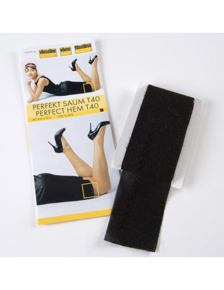 Ourlet parfait Vlieseline - Noir
