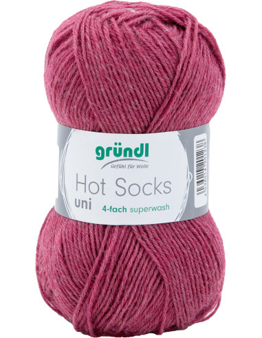 Laine à chaussettes Hot Socks uni 50 Gründl
