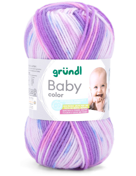 Fil layette Baby color Gründl