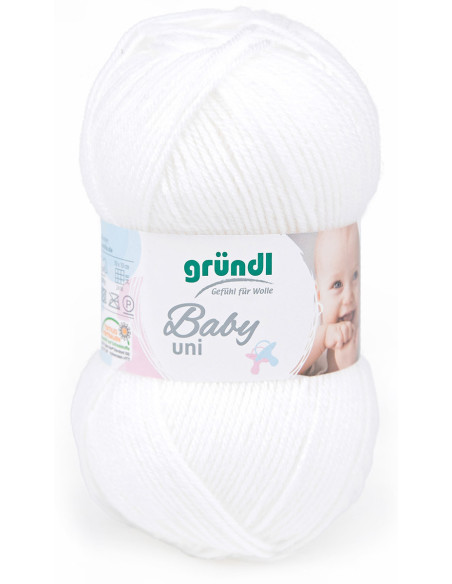 Fil layette Baby uni Gründl