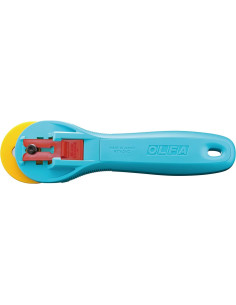 Cutter circulaire ergonomique Turquoise Olfa 45mm 2