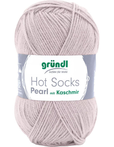 Laine à chaussettes Hot Socks Pearl uni Gründl