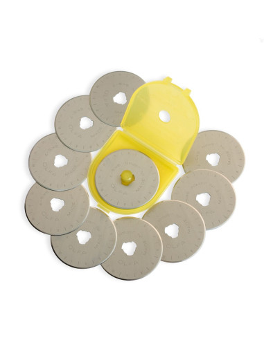 10 lames de rechange pour cutter Olfa - 45 mm