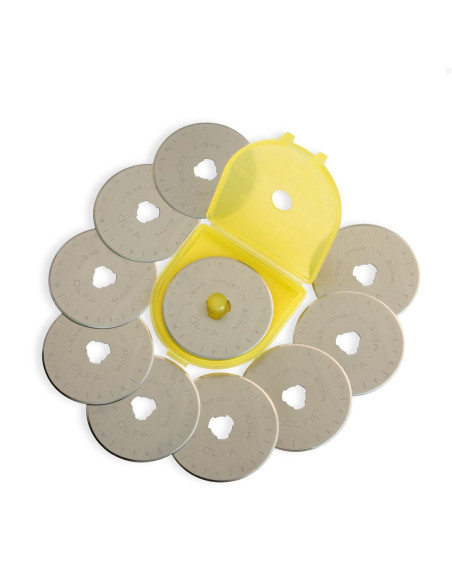 10 lames de rechange pour cutter Olfa - 45 mm