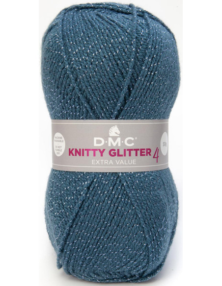 Fil à tricoter Knitty 4 Glitter DMC
