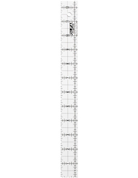Règle patchwork Olfa 1 x 12 inch