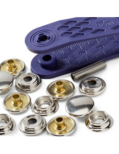 Boutons pression Yacht & Caravanes Argent 2