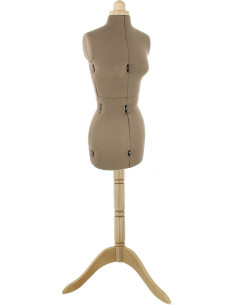 Mannequin couture Lady Valet Deluxe Caramel taille 36 / 44