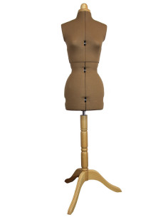 Mannequin couture Lady Valet Deluxe Caramel taille 44 / 50