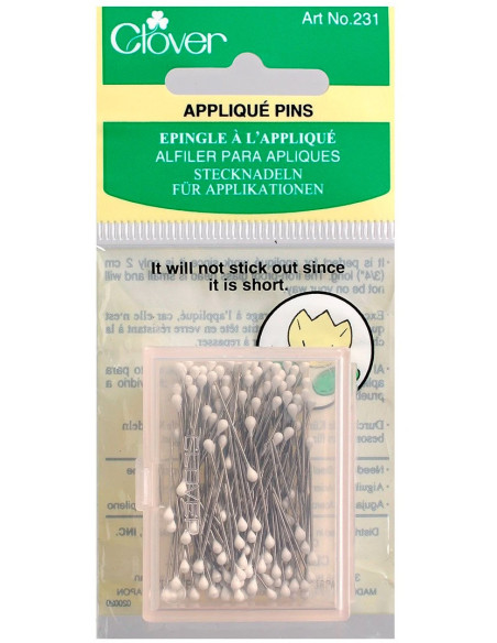 Boite de 150 épingles pour l'appliqué Clover