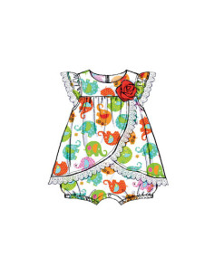 Patron de barboteuse bébé - McCall's 7107 2