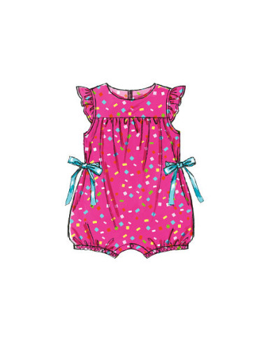 Patron de barboteuse bébé - McCall's 7107