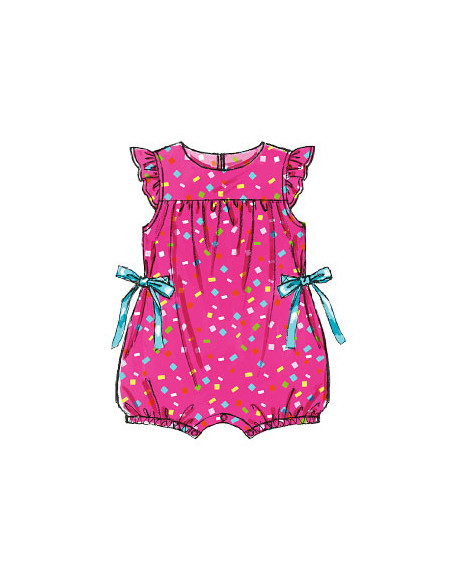Patron de barboteuse bébé - McCall's 7107