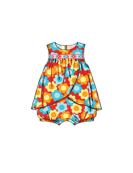 Patron de barboteuse bébé - McCall's 7107
