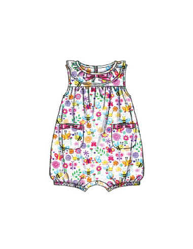 Patron de barboteuse bébé - McCall's 7107