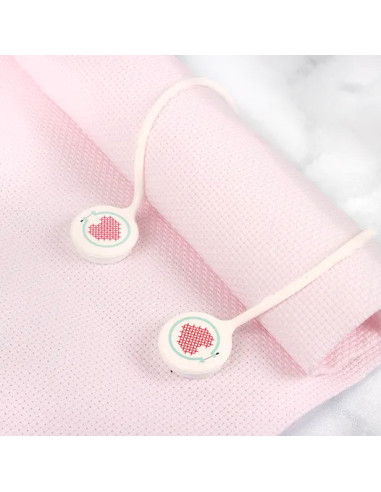 Lot de 2 bagues de maintien aimantées pour tissus
