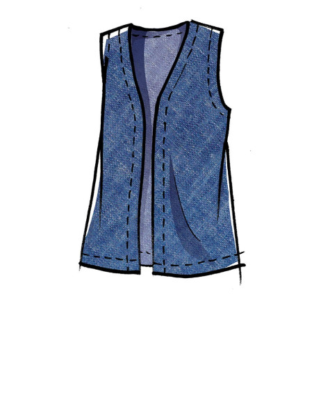 Patron de gilets - McCall's 8050
