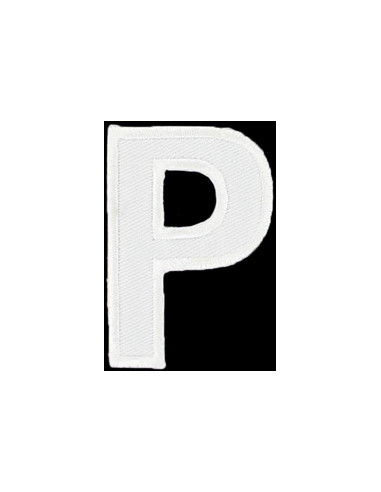 Écusson thermocollant lettre P