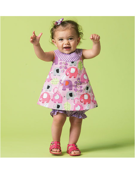 Patron de haut, robes, culotte bouffante et pantalon - McCall's 6912