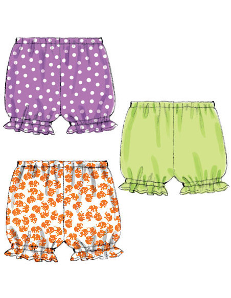 Patron de haut, robes, culotte bouffante et pantalon - McCall's 6912