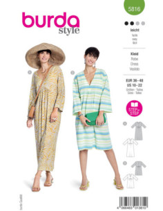 Patron de robe - Burda 5816 2