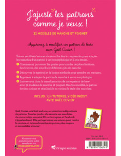 Livre j'ajuste les patrons comme je veux ! - 32 modèles de manche et poignet 2