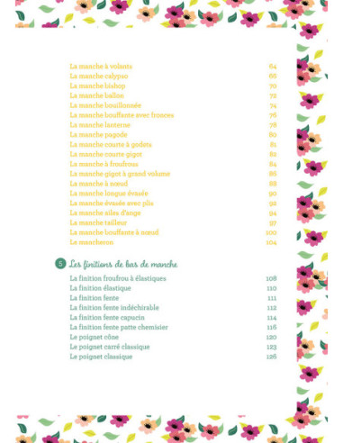 Livre j'ajuste les patrons comme je veux ! - 32 modèles de manche et poignet