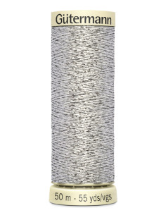 Fil métallisé Gütermann 50 m 2