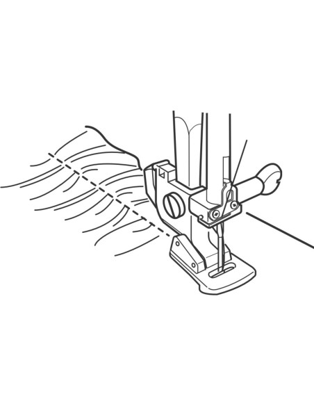 Pied fronceur Janome