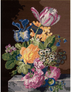 Canevas pénélope DMC - Roses de Jan Frans Van Dael