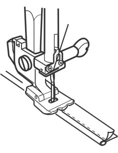 Pied double passepoil Janome 2