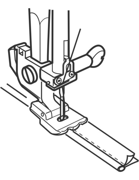 Pied double passepoil Janome