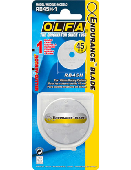 1 lame de rechange Endurance pour cutter Olfa - 45 mm