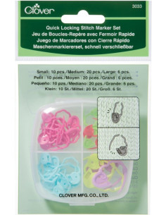 Jeu de boucles repère avec fermoir rapide