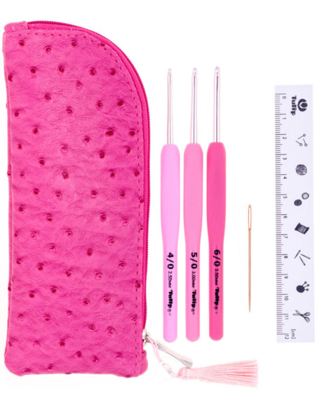 Trousse de 3 crochets Etimo Rose Tulip