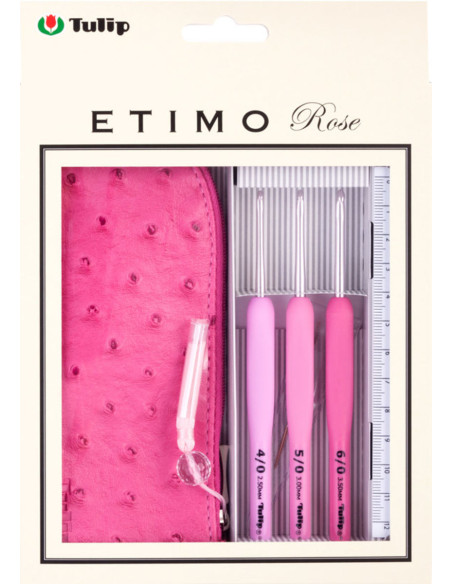 Trousse de 3 crochets Etimo Rose Tulip
