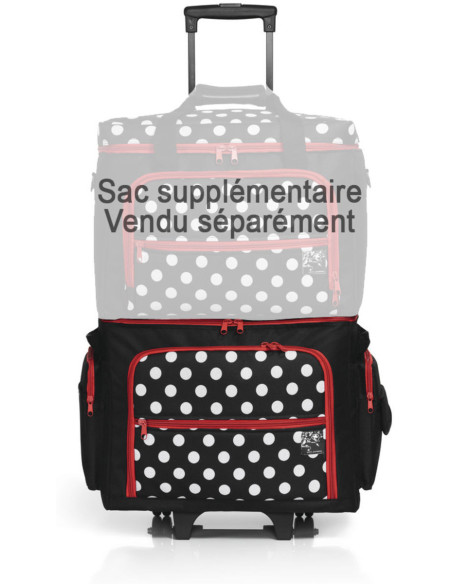 Valise trolley pour machine à coudre - Polka Dots