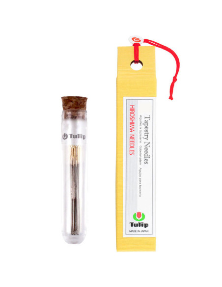 Tube de 6 aiguilles à tapisserie bout rond Tulip - Assortiment 17/23