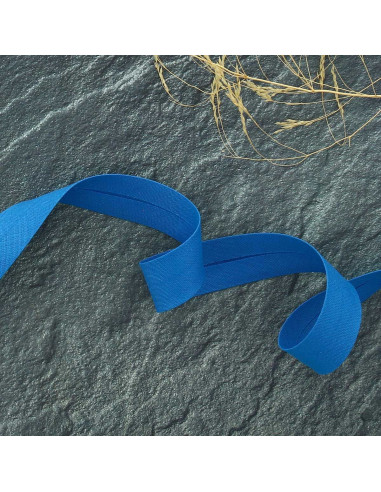 Biais tout textile polycoton - Bleu Sarcelle