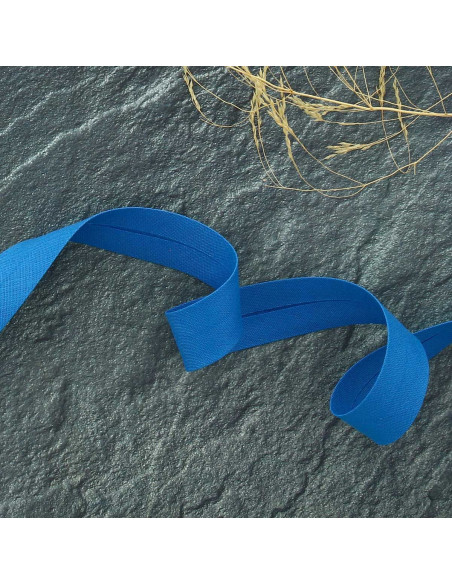 Biais tout textile polycoton - Bleu Sarcelle