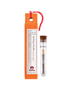Tube de 6 aiguilles pour quilting Tulip - Assortiment 8/12