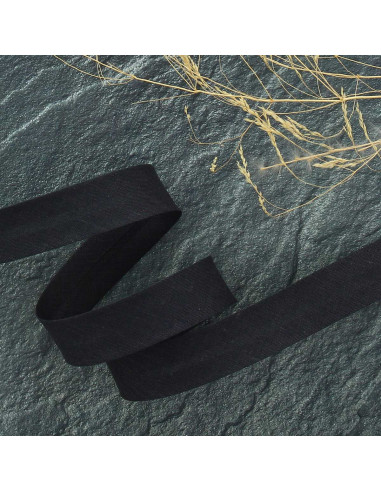 Biais tout textile polycoton - Anthracite