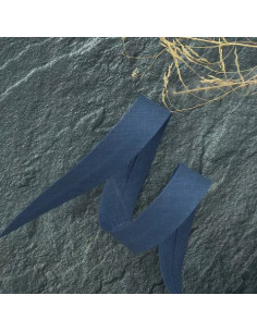 Biais tout textile polycoton - Bleu jean