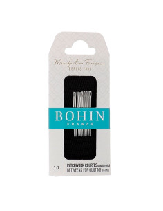 Aiguilles courtes patchwork grand chas Bohin - N° 10