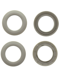 Lot 8 oeillets rideaux Ø44 mm - Mats - Lin 2