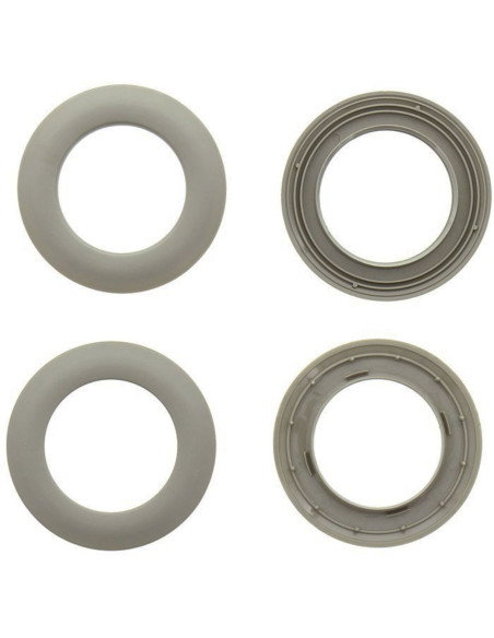 Lot 8 oeillets rideaux Ø44 mm - Mats - Lin