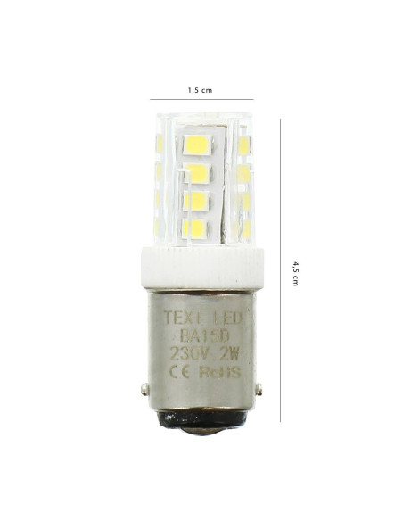 Ampoule à baïonnette LED pour machine à coudre